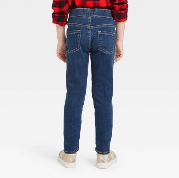 NEW Cat & Jack Girl's Pull-On Distressed Ultimate Stretch Jeggings Sz. 14 Plus - Picture 4 of 14